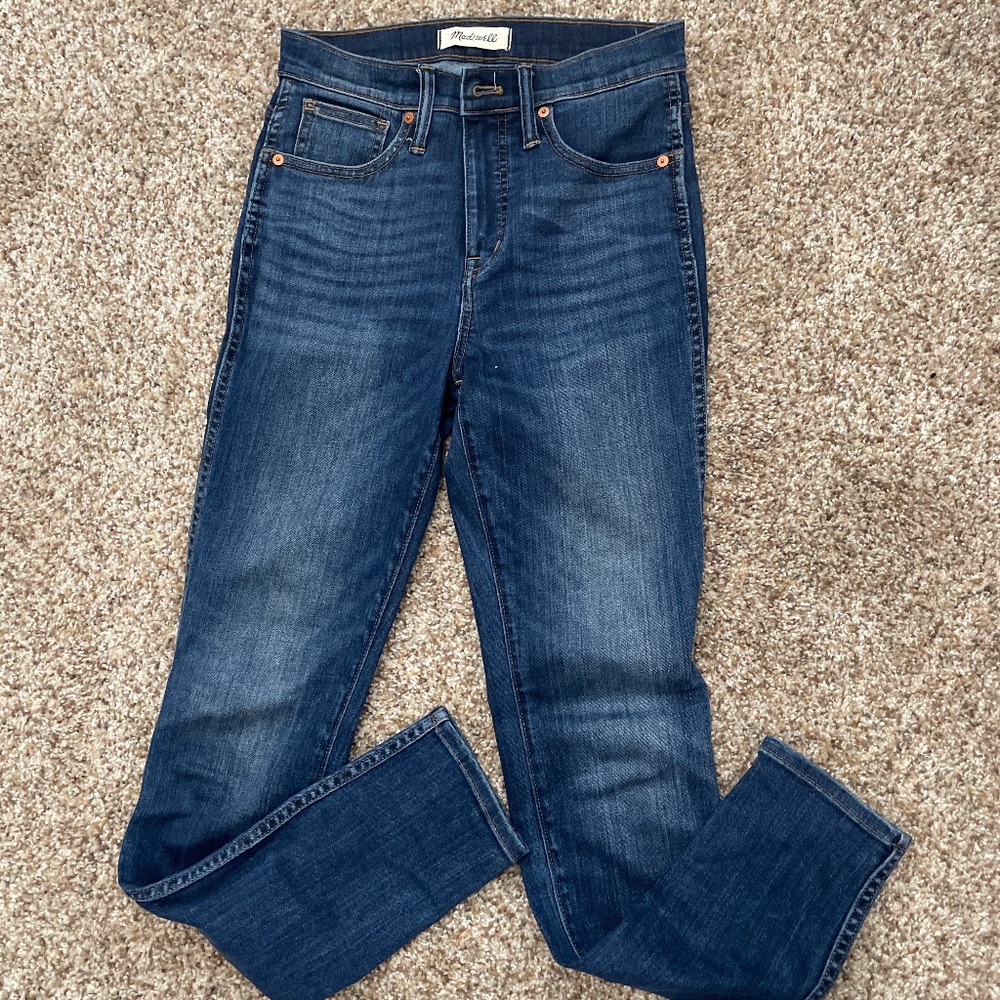 Madewell women’s 26 10” high rise skinny jeans
